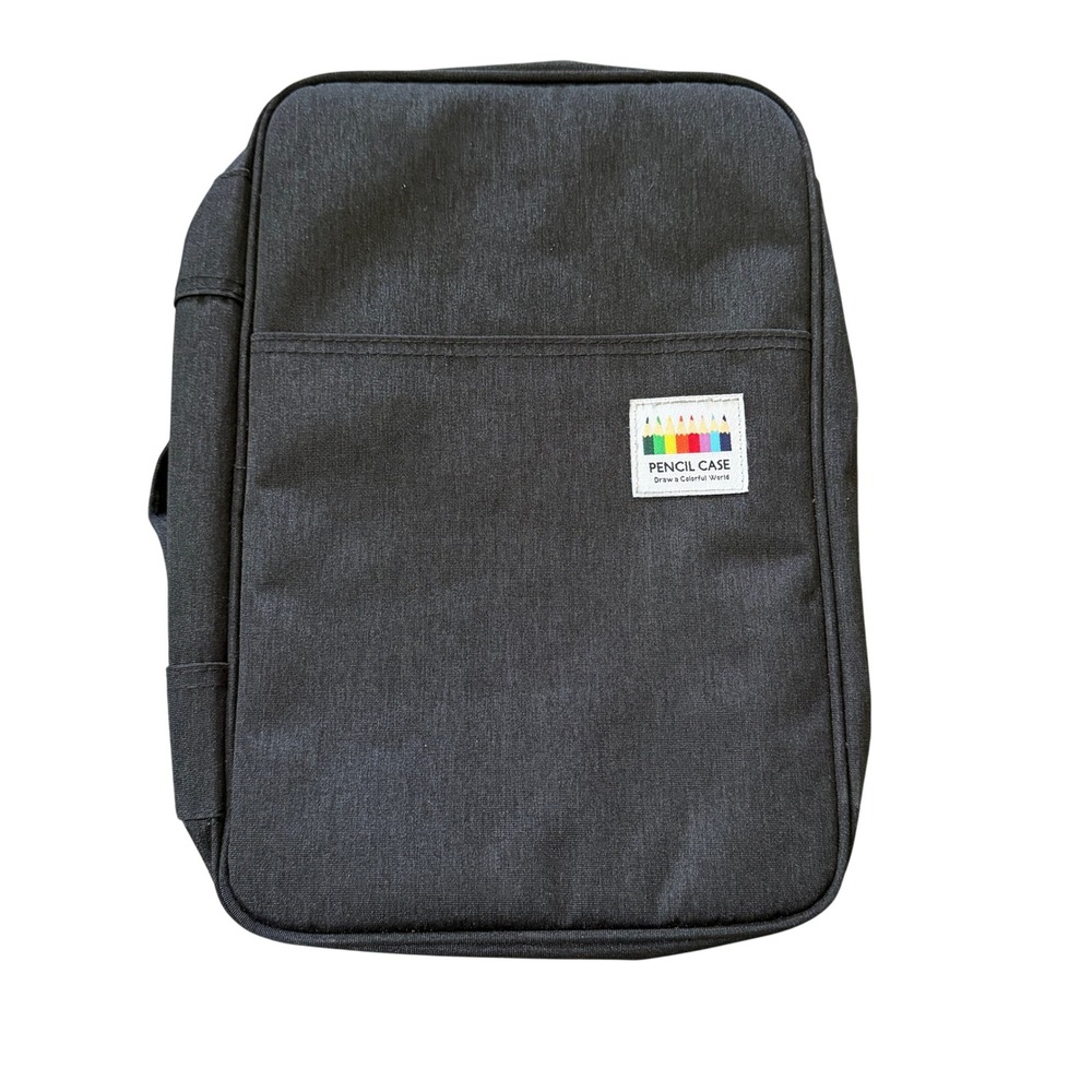 BTSKY Colored Pencil Case 300 Slots Pen Pencil Bag Organizer w Handy Wrap Holder